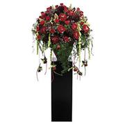 Red Plinth Arrangement