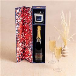 The English Sparkling Wine and Candle Gift