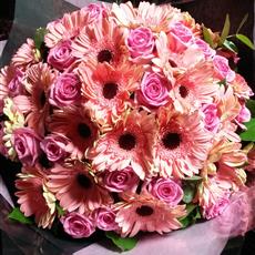 Gerberas and Roses